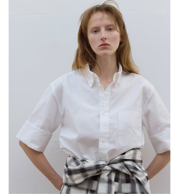 Glyph「《一部店舗+WEB限定》Glyph Short-sleeve B.D. Shirt」|シャツ・ブラウス|ホワイト