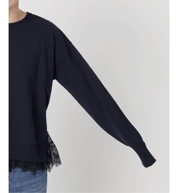 Spick and Span「レースドッキング2WAYカーディガン」|カーディガン|