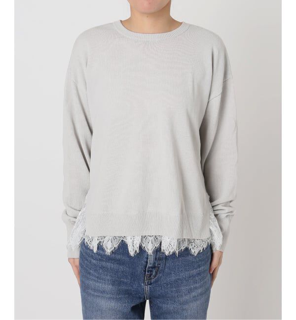 Spick and Span「レースドッキング2WAYカーディガン」|カーディガン|