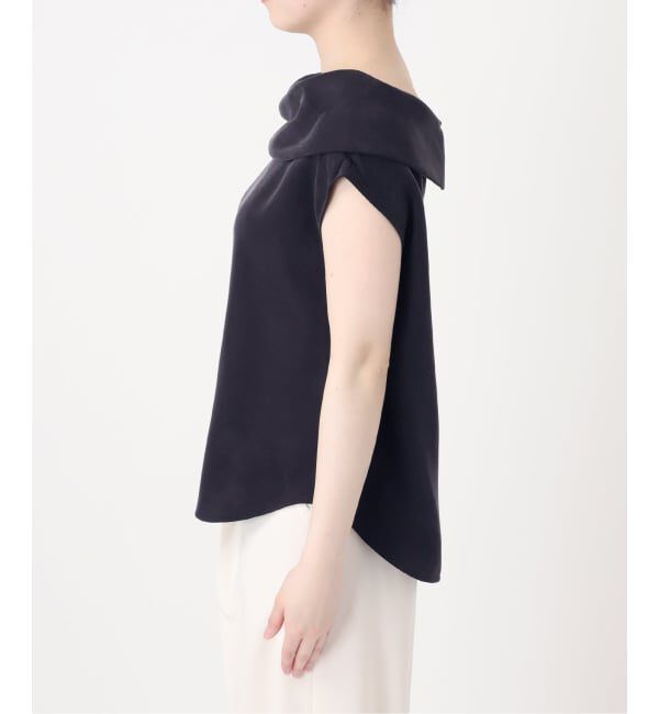 NOBLE「《予約》ヘビーキュプラオフタートルカラーブラウス」|シャツ・ブラウス|