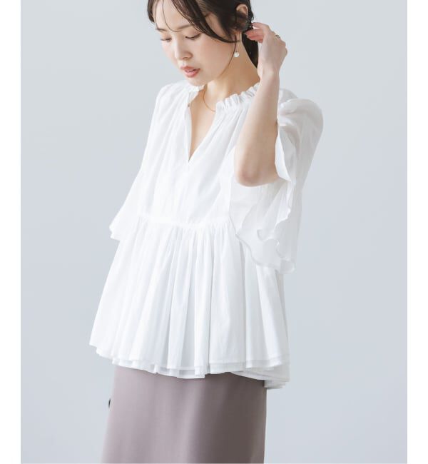 NOBLE「《NOBLE別注・予約》MARIHA/マリハ 星明かりのブラウス」|シャツ・ブラウス|