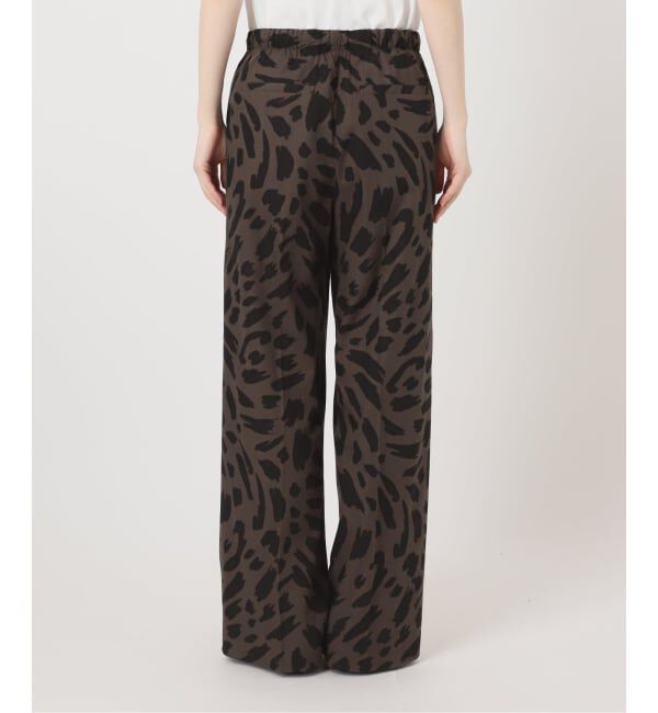 Spick and Span「《追加予約》アートレオパードタックイージーパンツ」|その他|