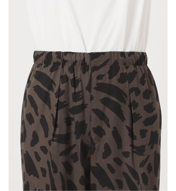 Spick and Span「《追加予約》アートレオパードタックイージーパンツ」|その他|