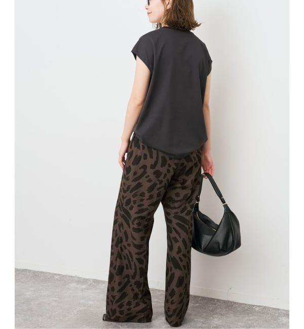 Spick and Span「《追加予約》アートレオパードタックイージーパンツ」|その他|