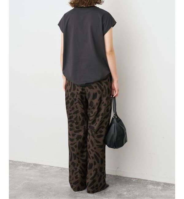 Spick and Span「《追加予約》アートレオパードタックイージーパンツ」|その他|