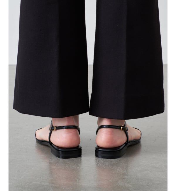 GRISE「《予約》MIDORI UEEDA&times;GRISEナローストラップフラットサンダル」|サンダル|