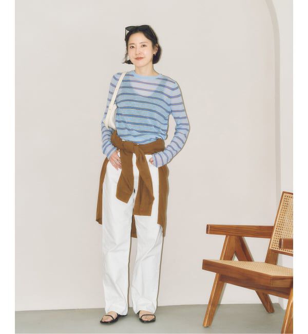 GRISE「《予約》MIDORI UEEDA&times;GRISEナローストラップフラットサンダル」|サンダル|