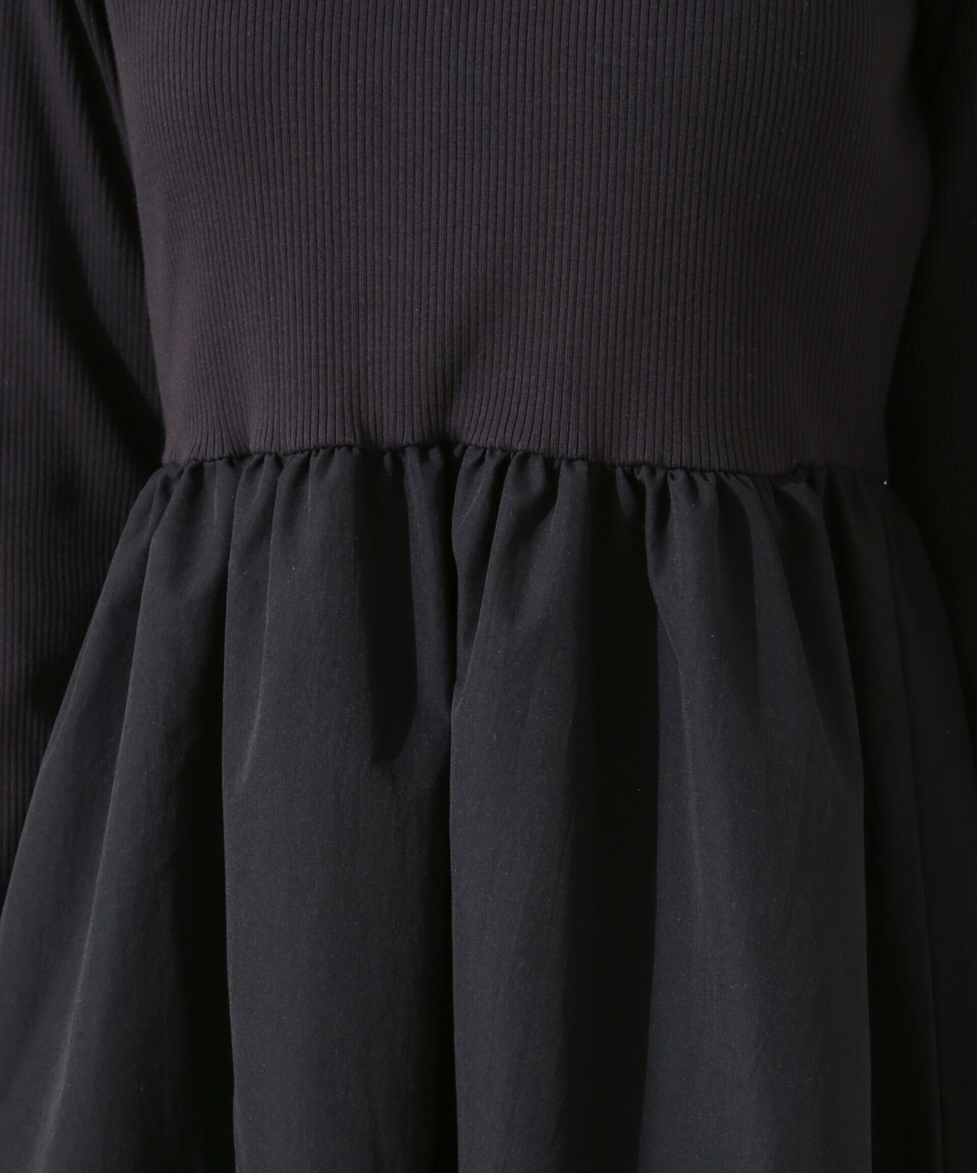 nano･universe「バルーン2WAYコンビワンピース」|ワンピース|