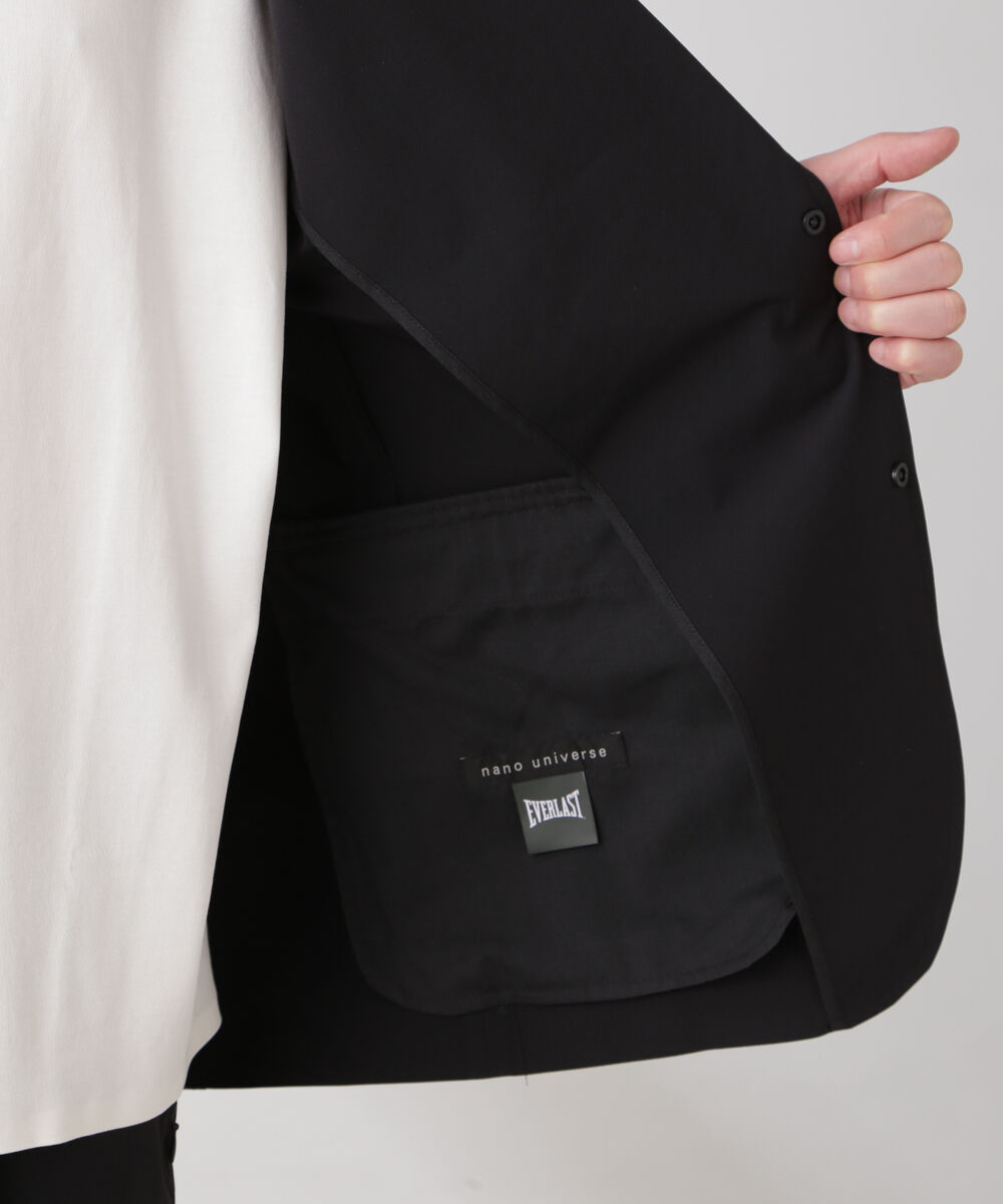 nano･universe「｢EVERLAST｣ テクニカルナイロンジャケット（セットアップ可）」|テーラードジャケット|