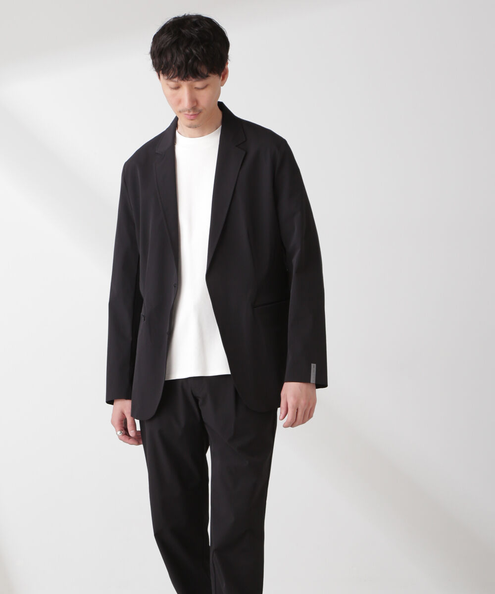 nano･universe「｢EVERLAST｣ テクニカルナイロンジャケット（セットアップ可）」|テーラードジャケット|