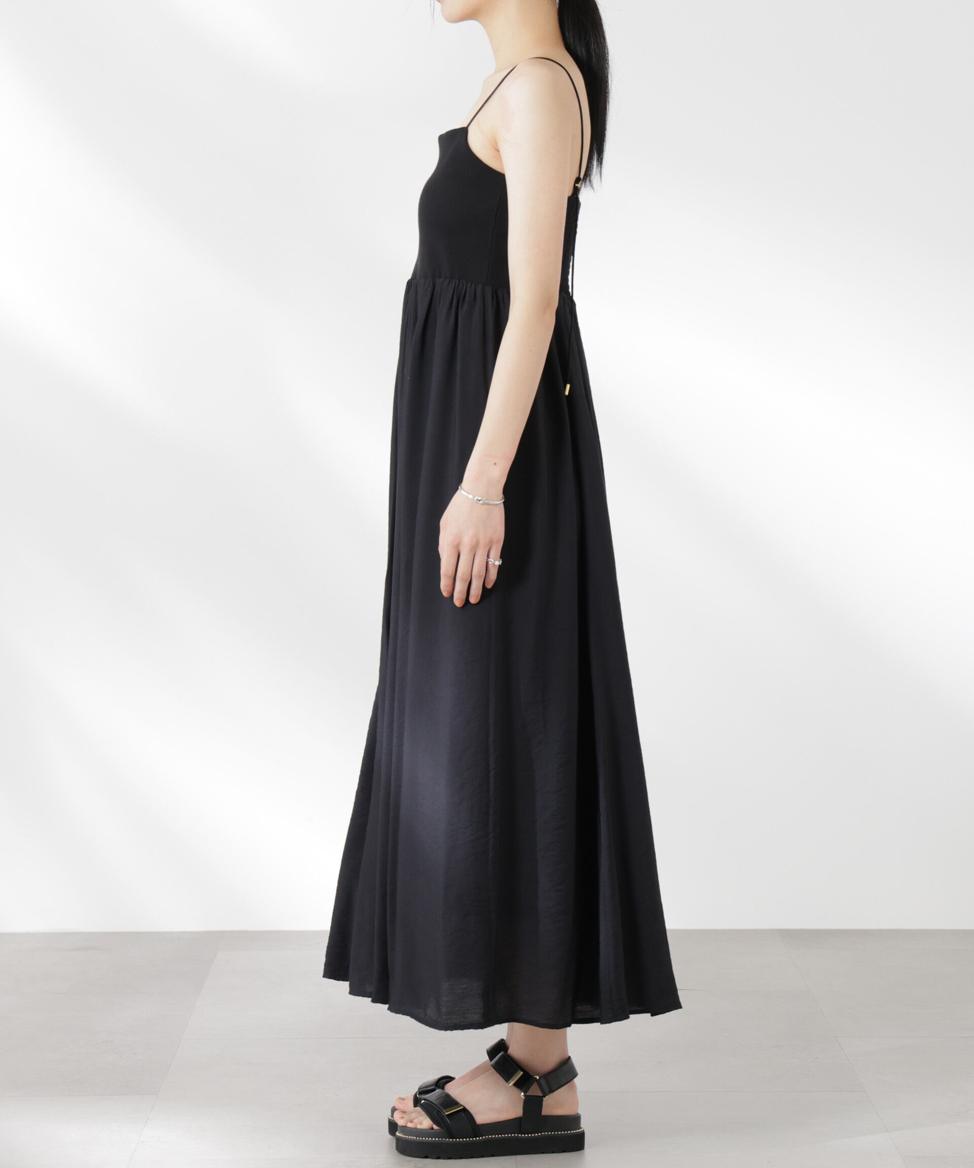 nano･universe「リブドッキング2wayキャミワンピース」|ワンピース|