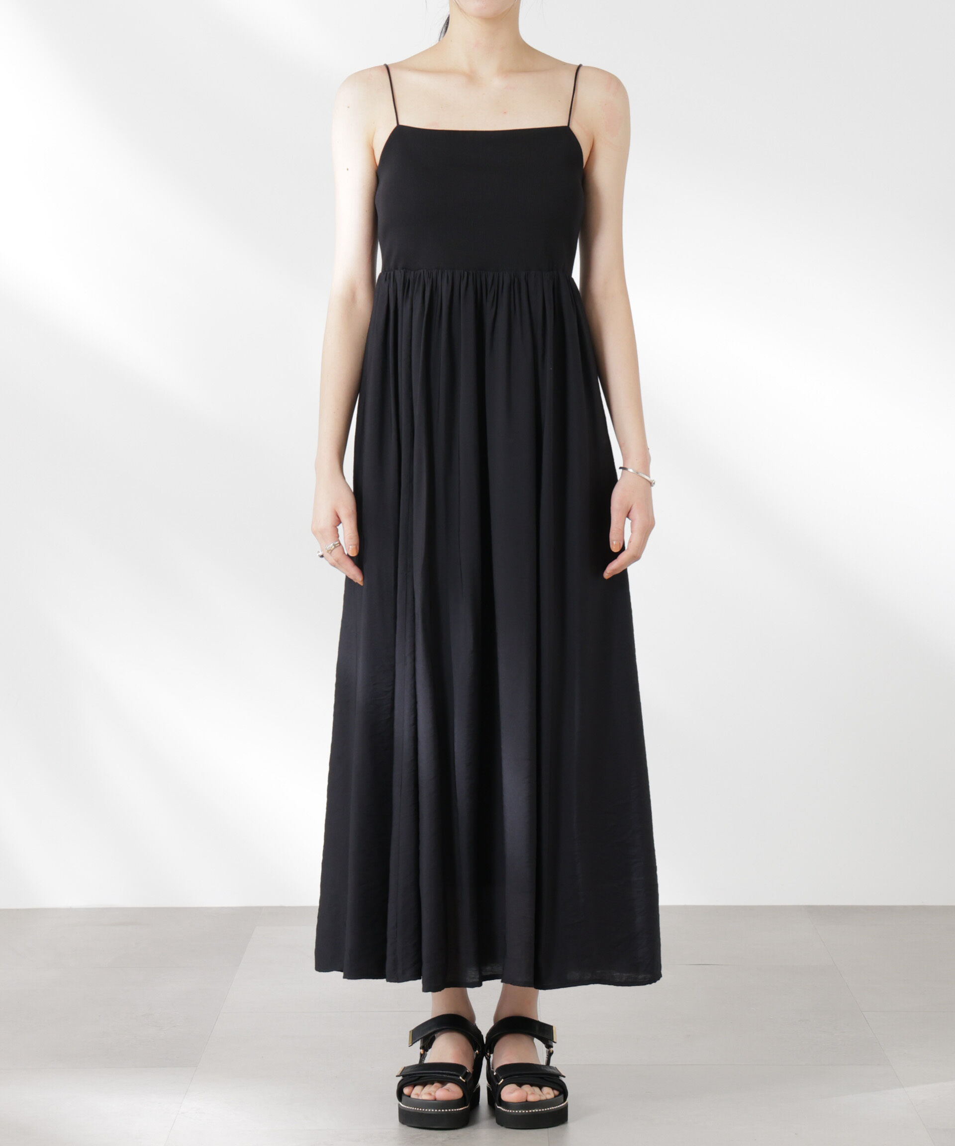 nano･universe「リブドッキング2wayキャミワンピース」|ワンピース|