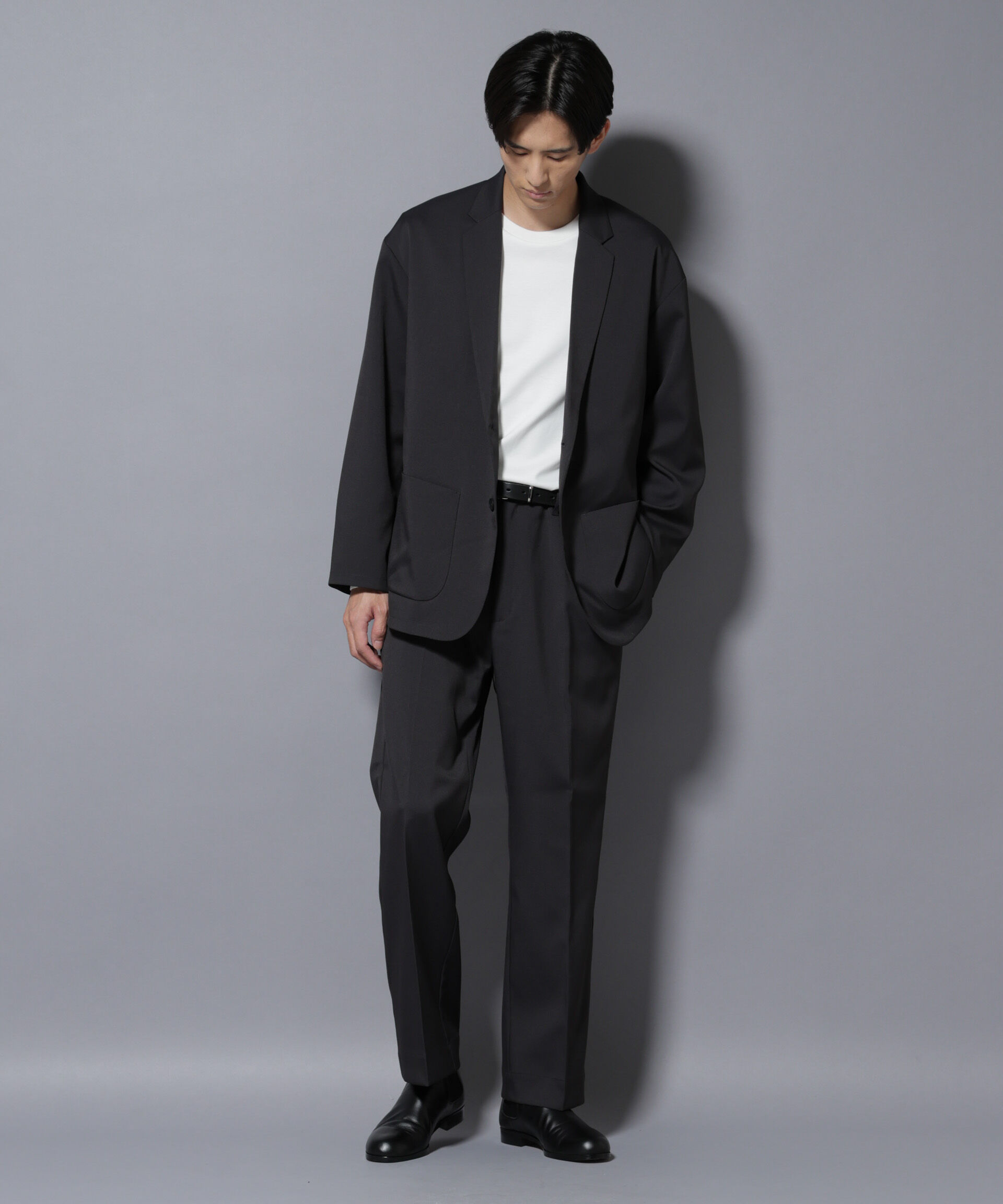 nano･universe「リラックスドロップジャケット(セットアップ可)」|テーラードジャケット|