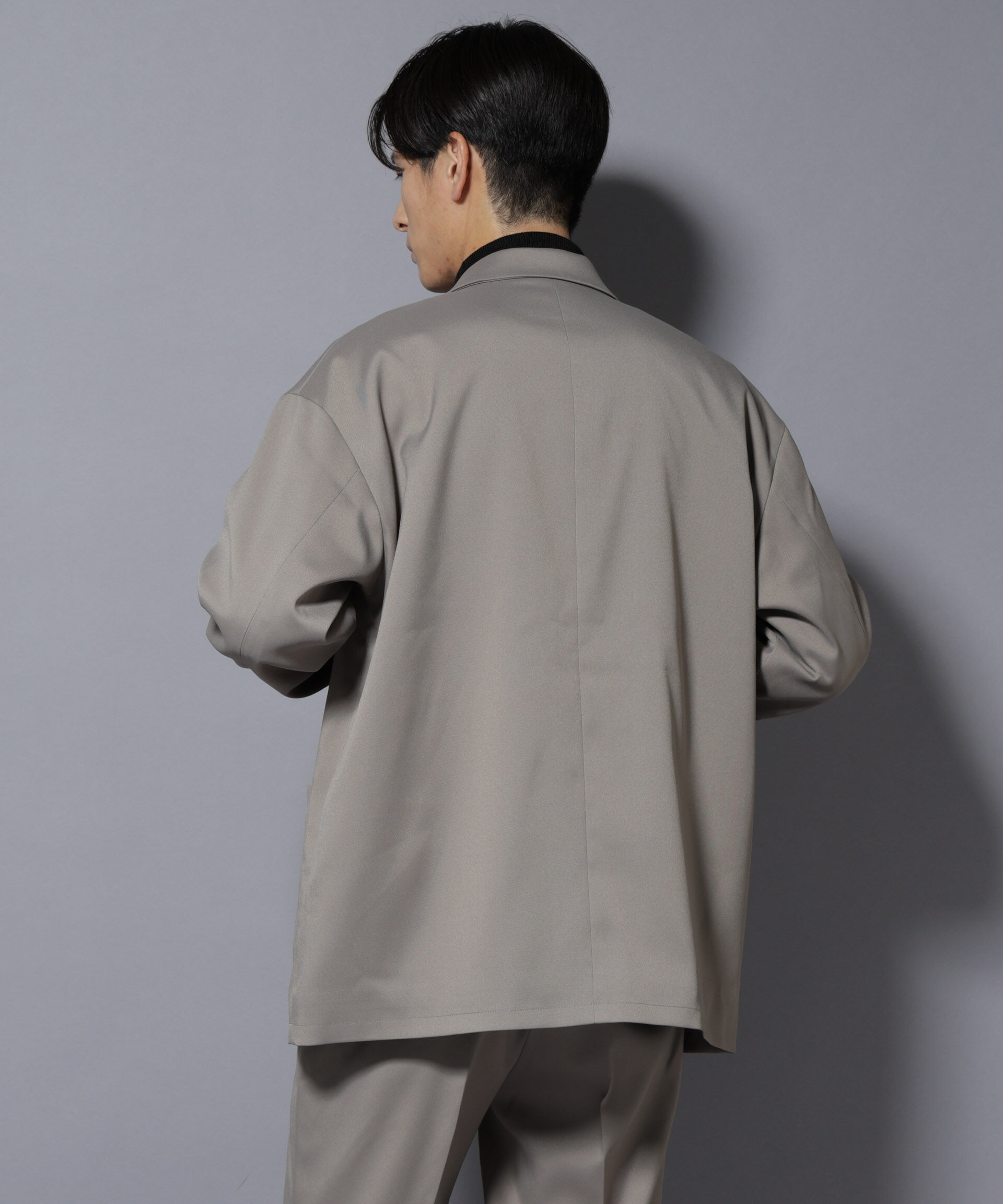 nano･universe「リラックスドロップジャケット(セットアップ可)」|テーラードジャケット|