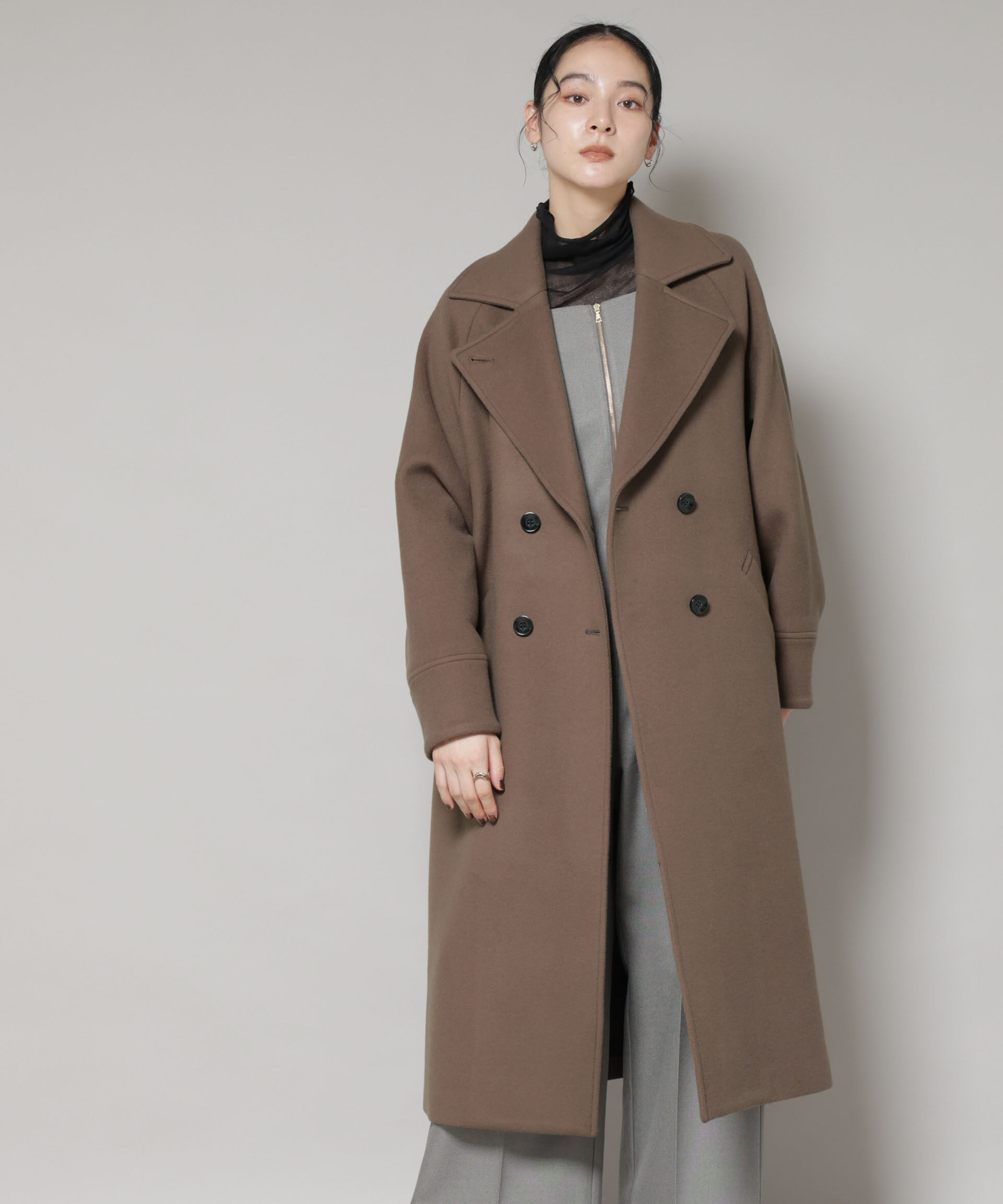 nano･universe「WooLoop コクーンダブルコート」|その他|