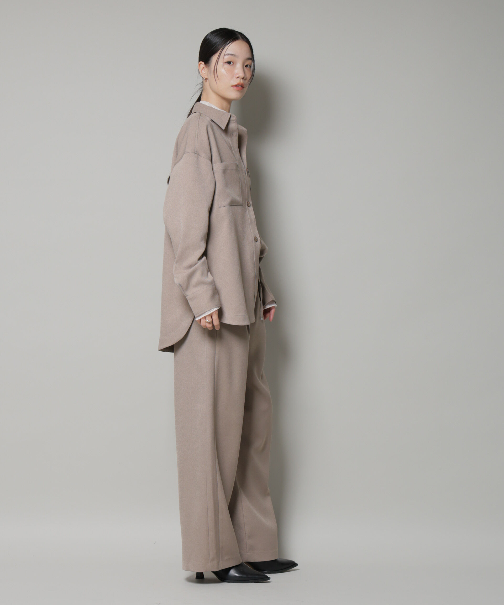 nano･universe「ｳｰﾙﾗｲｸﾎﾟﾘｴｽﾃﾙｻｲﾄﾞﾗｲﾝ切り替えﾄﾞﾛｽﾄﾊﾟﾝﾂ(」|チノ|