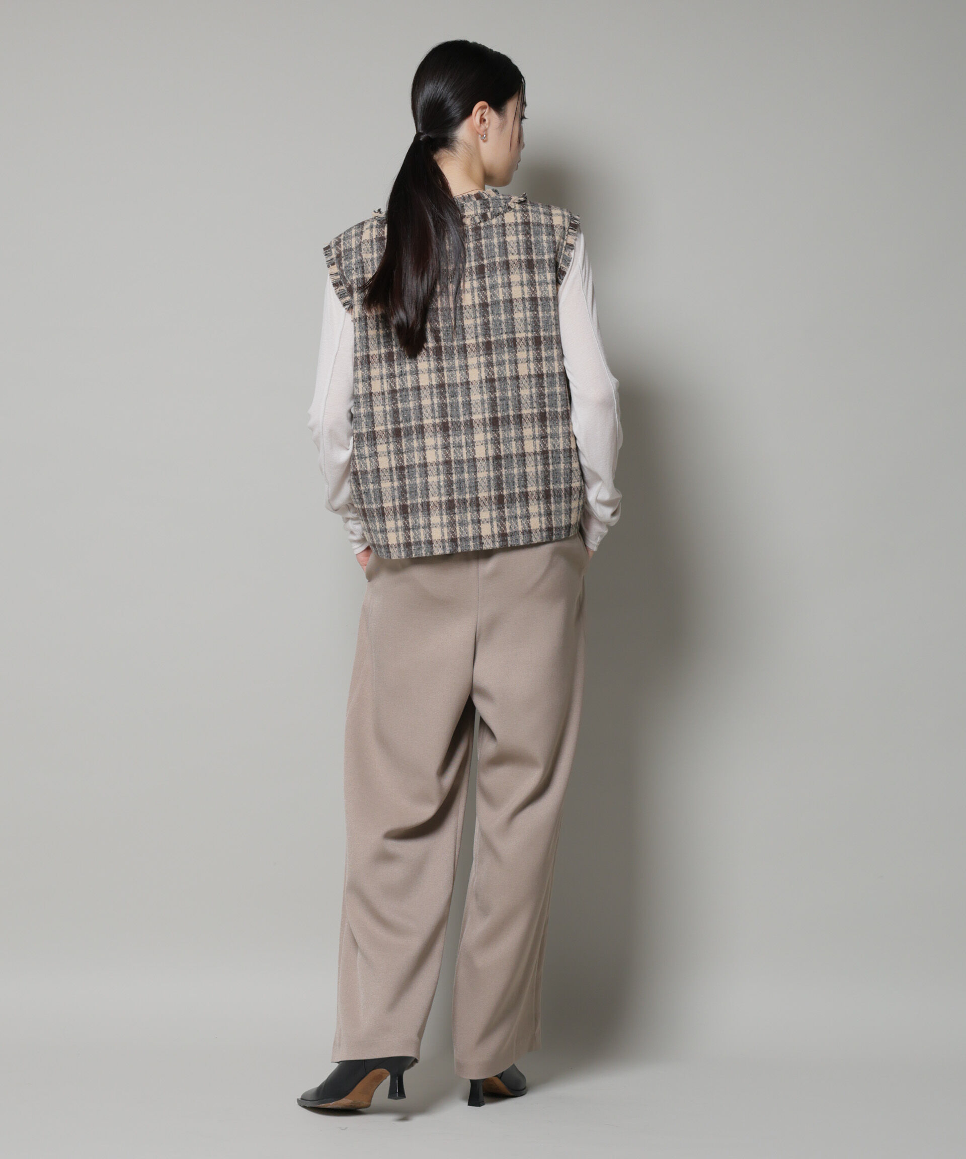 nano･universe「ｳｰﾙﾗｲｸﾎﾟﾘｴｽﾃﾙｻｲﾄﾞﾗｲﾝ切り替えﾄﾞﾛｽﾄﾊﾟﾝﾂ(」|チノ|