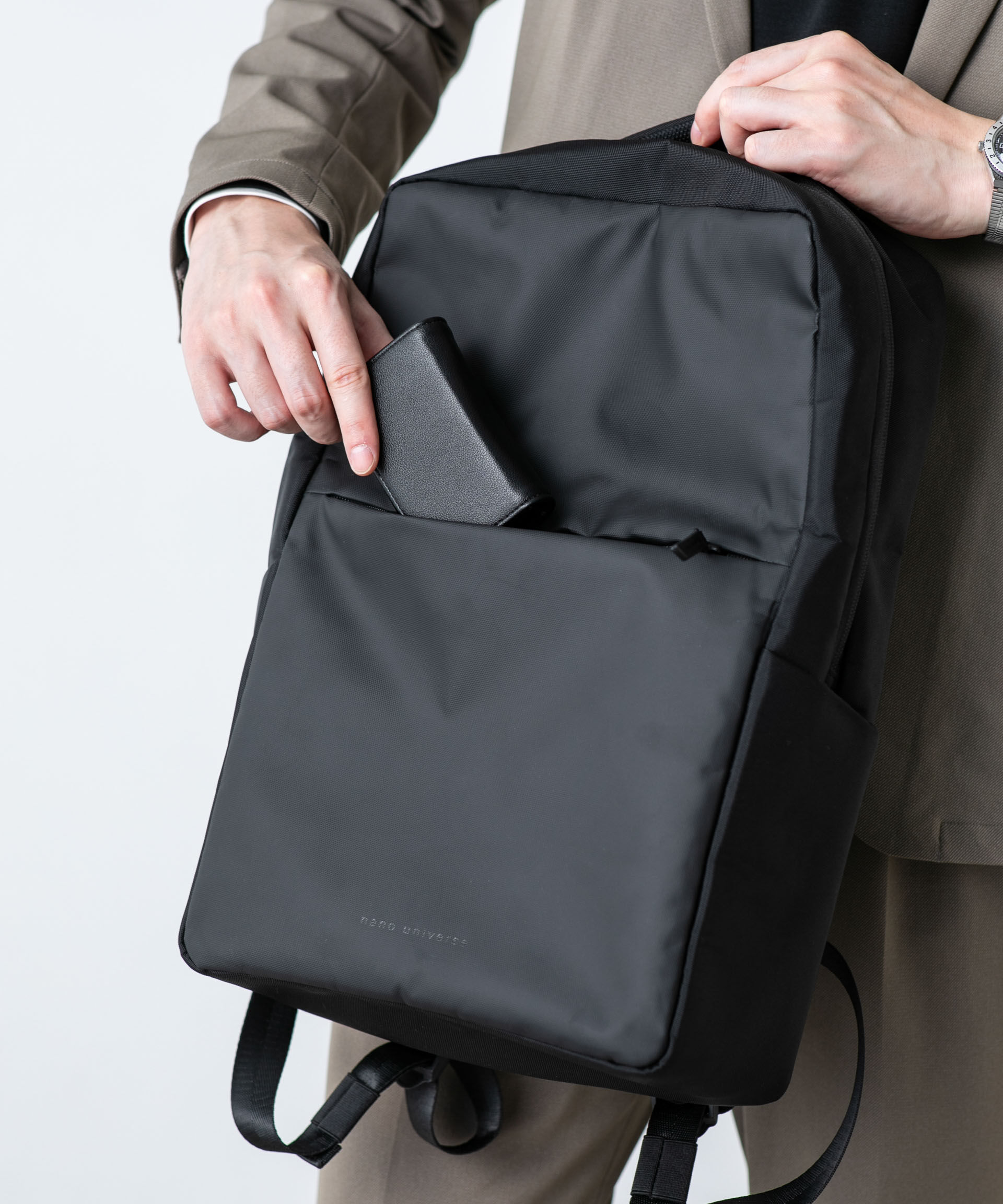 nano･universe「WEB限定/フェイクレザーキーケース」|財布|