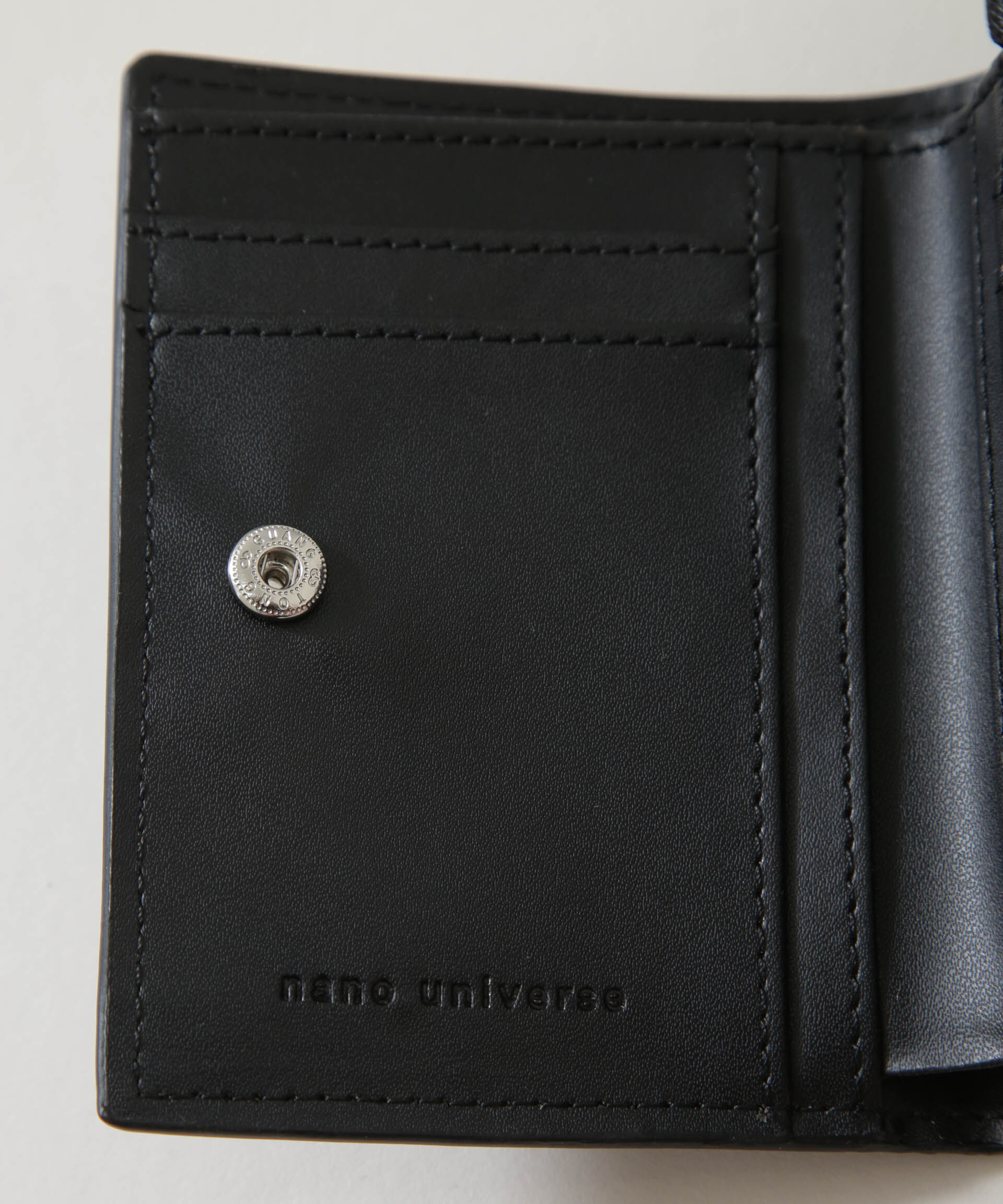 nano･universe「WEB限定/フェイクレザーコンパクトウォレット」|財布|