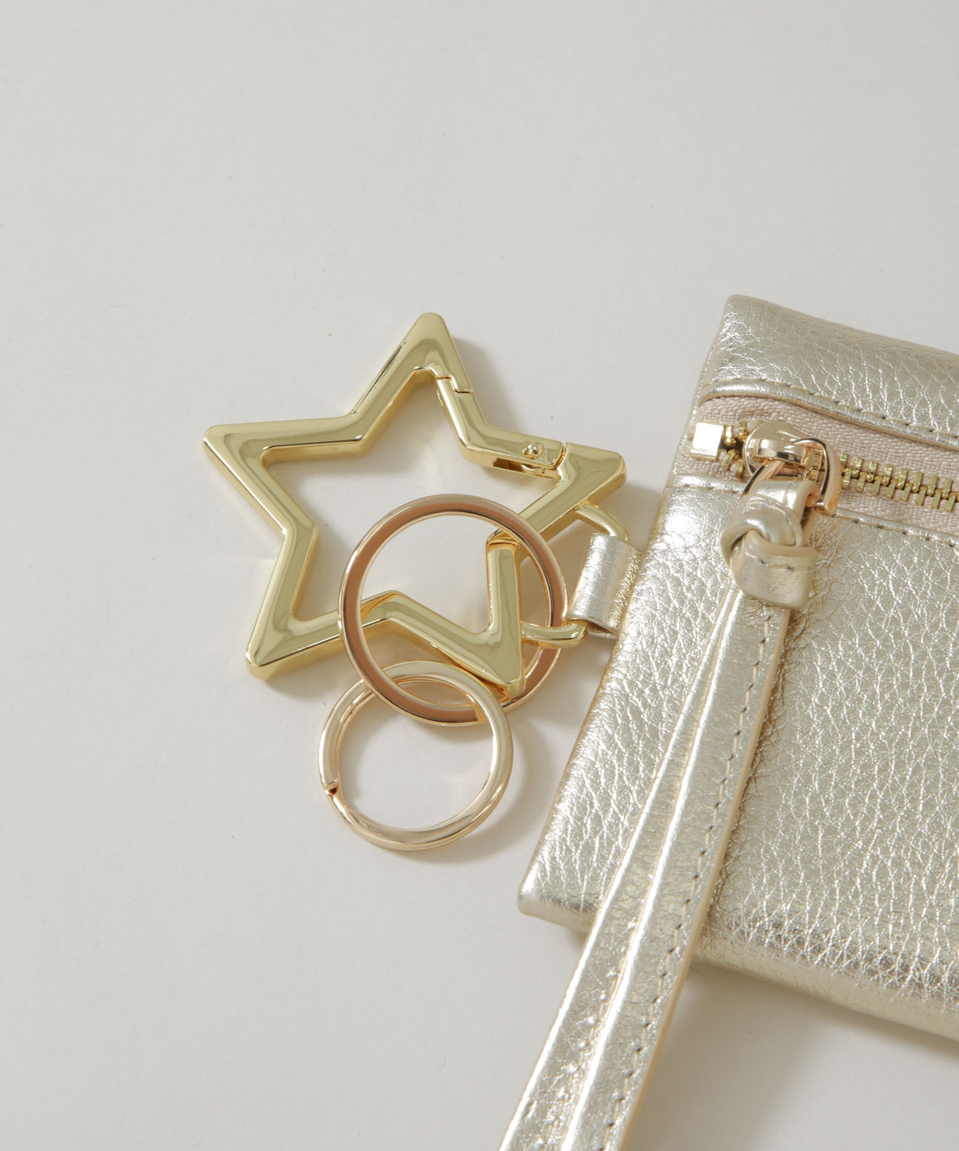 nano･universe「HASHIBAMI/カラビナキーリング ジップポーチ」|その他|