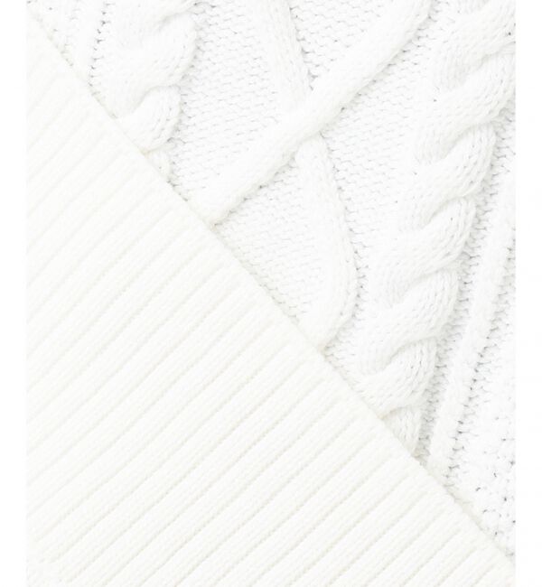 組曲「【洗える】CO/NY ミックスケーブル Vニット」|ニット・セーター|