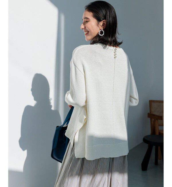 組曲「SOBANEラメプルオーバー ニット」|ニット・セーター|ﾊﾟｰﾙﾎﾜ