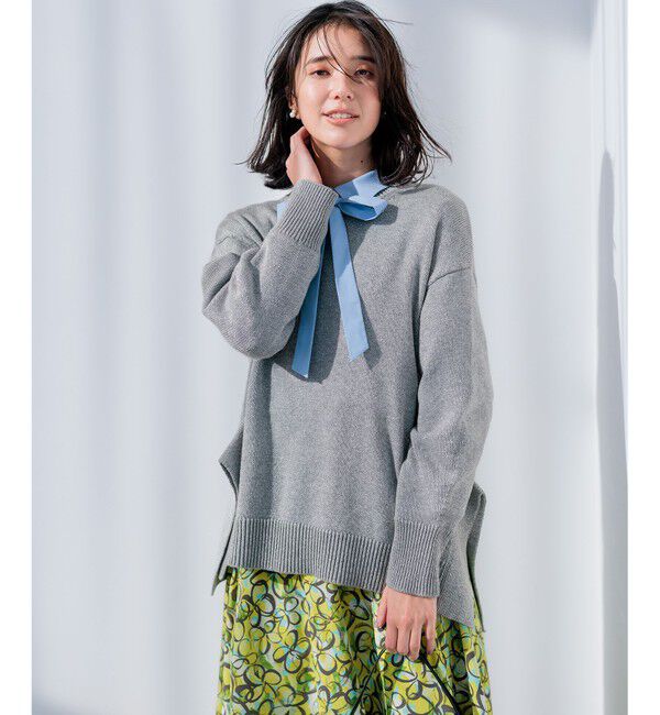 組曲「SOBANEラメプルオーバー ニット」|ニット・セーター|ﾗｲﾄｸﾞﾚ