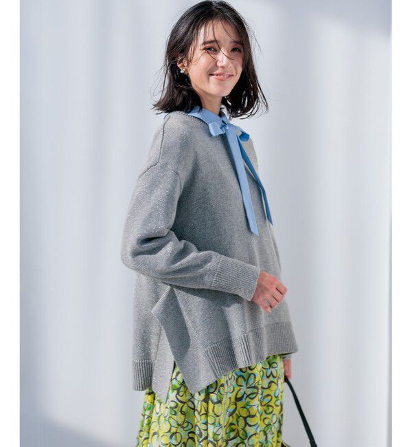 組曲「SOBANEラメプルオーバー ニット」|ニット・セーター|