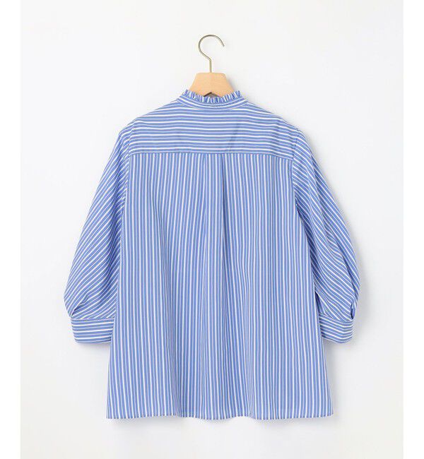 組曲「【WEB限定】ナイロンレーヨン スキッパーブラウス」|シャツ・ブラウス|