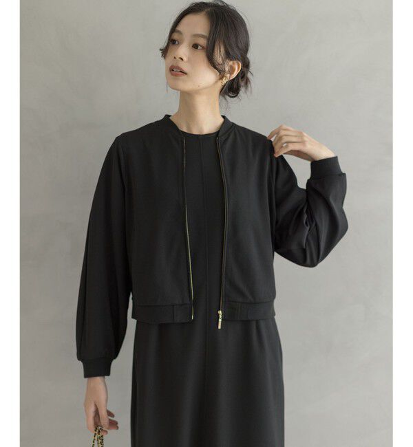 組曲「【ご好評につき追加生産！】ジョーゼットジャージー ブルゾン」|ブルゾン・スタジャン|
