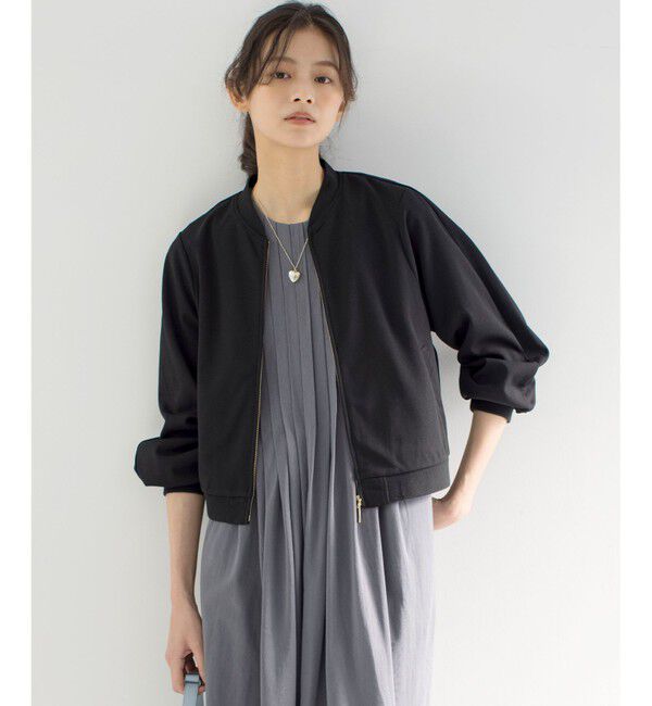 組曲「【ご好評につき追加生産！】ジョーゼットジャージー ブルゾン」|ブルゾン・スタジャン|