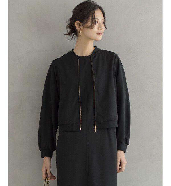 組曲「【ご好評につき追加生産！】ジョーゼットジャージー ブルゾン」|ブルゾン・スタジャン|