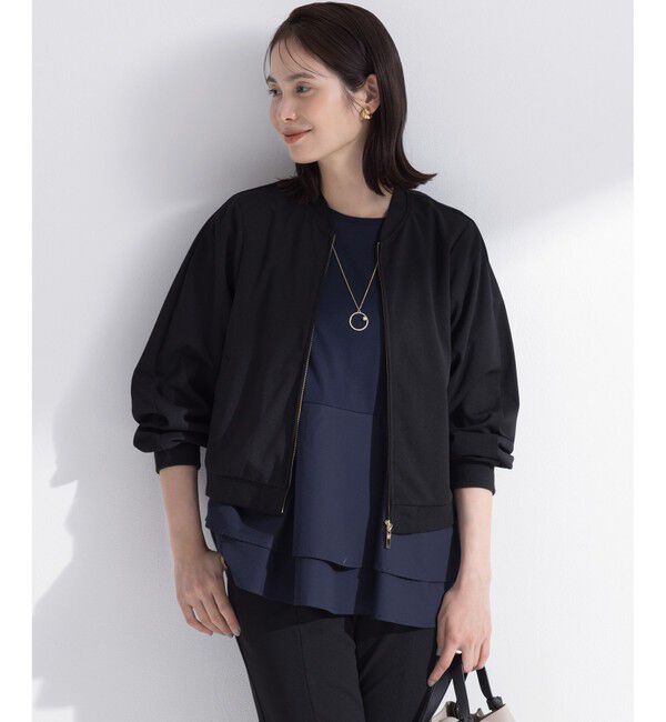 組曲「【ご好評につき追加生産！】ジョーゼットジャージー ブルゾン」|ブルゾン・スタジャン|