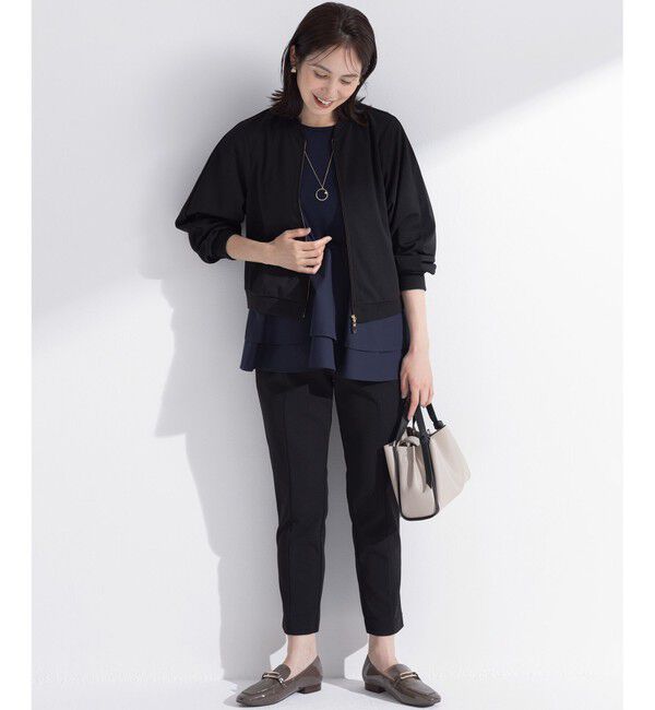 組曲「【ご好評につき追加生産！】ジョーゼットジャージー ブルゾン」|ブルゾン・スタジャン|