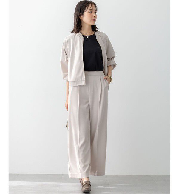 組曲「【ご好評につき追加生産！】ジョーゼットジャージー ブルゾン」|ブルゾン・スタジャン|