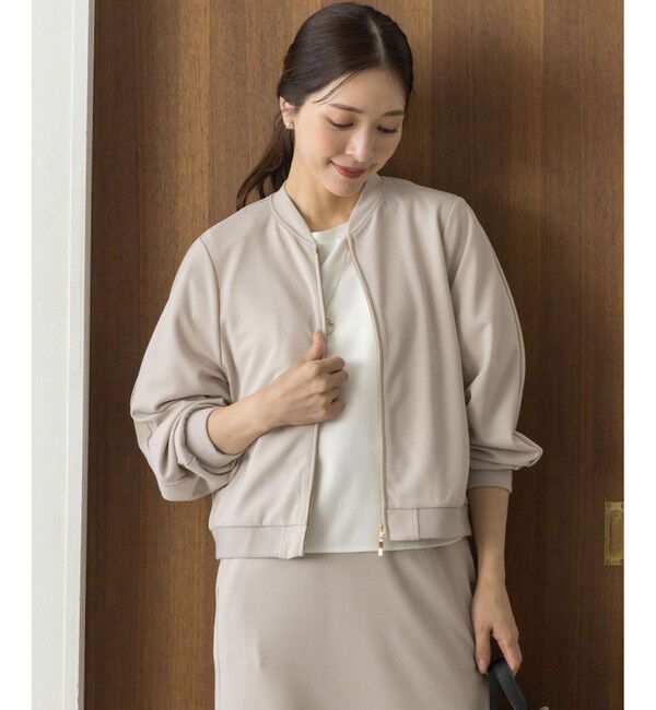 組曲「【ご好評につき追加生産！】ジョーゼットジャージー ブルゾン」|ブルゾン・スタジャン|