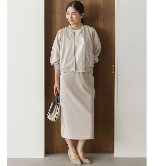 組曲「【ご好評につき追加生産！】ジョーゼットジャージー ブルゾン」|ブルゾン・スタジャン|