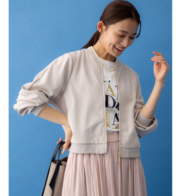 組曲「【ご好評につき追加生産！】ジョーゼットジャージー ブルゾン」|ブルゾン・スタジャン|