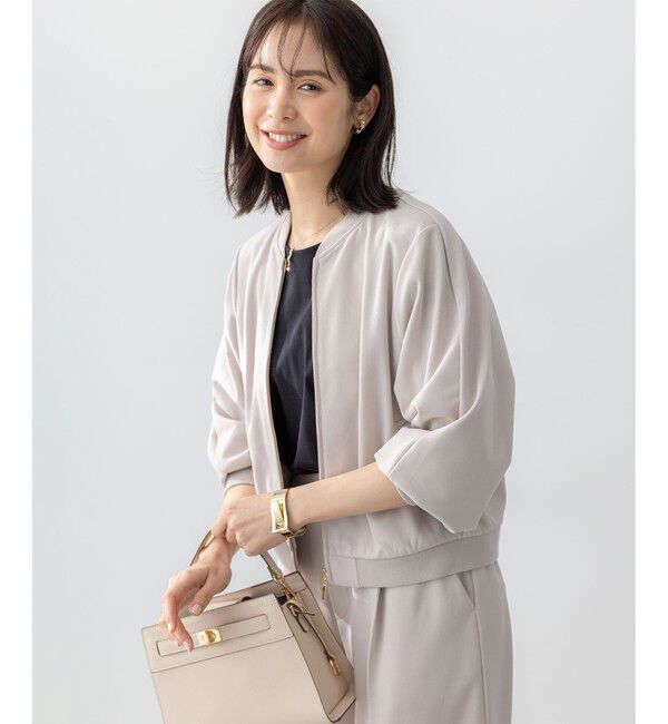 組曲「【ご好評につき追加生産！】ジョーゼットジャージー ブルゾン」|ブルゾン・スタジャン|