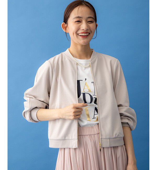 組曲「【ご好評につき追加生産！】ジョーゼットジャージー ブルゾン」|ブルゾン・スタジャン|