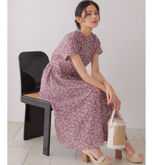 組曲「フラワーガーデンプリント ワンピース」|ワンピース|