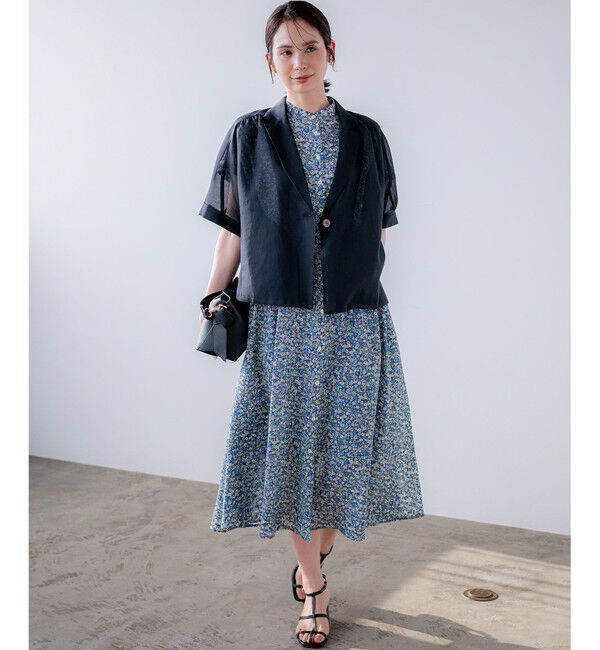 組曲「フラワーガーデンプリント ワンピース」|ワンピース|