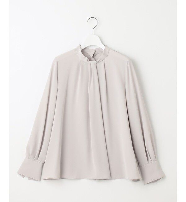 自由区「【洗える】ライトサテン ブラウス」|シャツ・ブラウス|ﾗｲﾄｸﾞﾚ