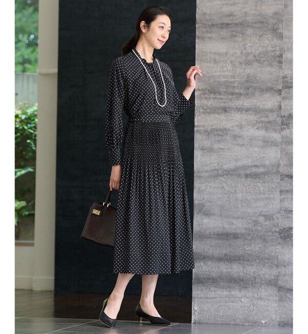 自由区「【洗える】ライトサテン ブラウス」|シャツ・ブラウス|