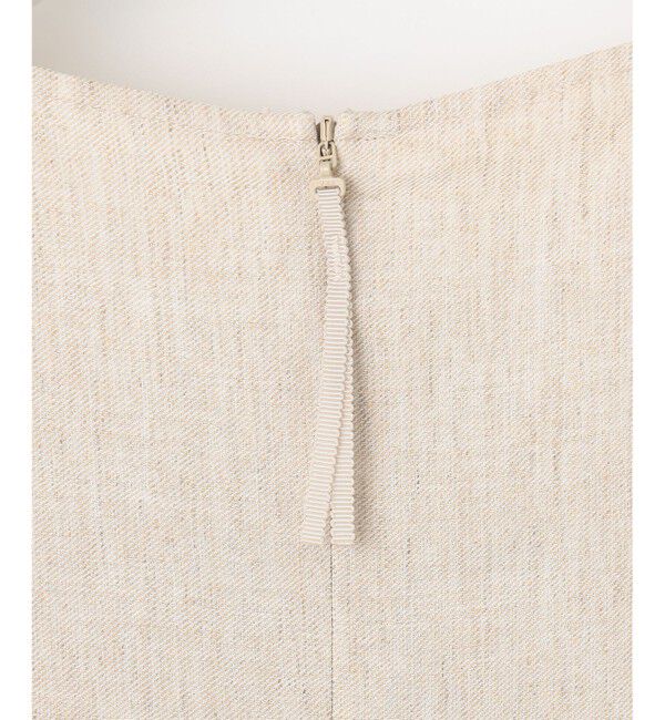 自由区「【カタログ掲載・接触冷感・UVカット・洗える】リネンミックスツィル ワンピース」|ワンピース|