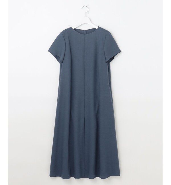 自由区「【カタログ掲載・接触冷感・UVカット・洗える】リネンミックスツィル ワンピース」|ワンピース|