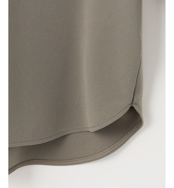 自由区「【きれいめの定番・カタログ掲載・セットアップ対応・セレモニー・通勤】トリアセダブルクロス ブラウス」|シャツ・ブラウス|