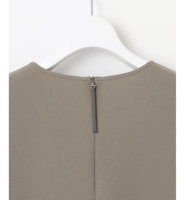 自由区「【きれいめの定番・カタログ掲載・セットアップ対応・セレモニー・通勤】トリアセダブルクロス ブラウス」|シャツ・ブラウス|