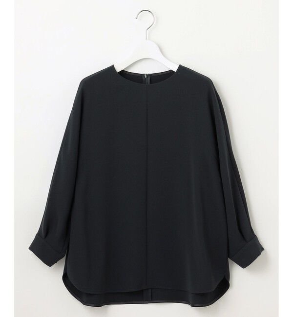 自由区「【きれいめの定番・カタログ掲載・セットアップ対応・セレモニー・通勤】トリアセダブルクロス ブラウス」|シャツ・ブラウス|