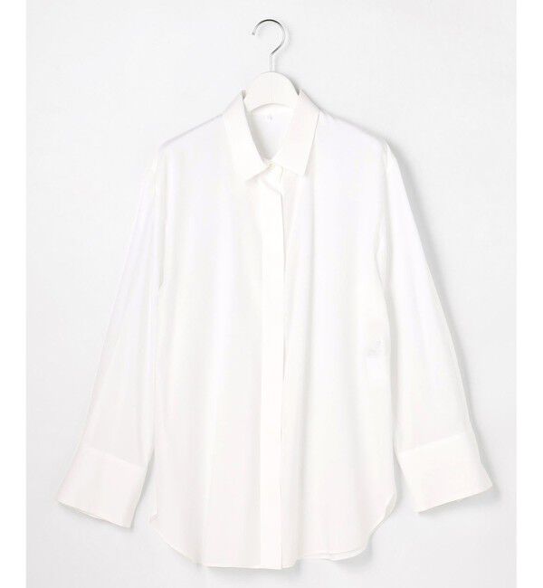 自由区「【着回し力抜群・レイヤードにも】ドレープブロード シャツブラウス」|シャツ・ブラウス|